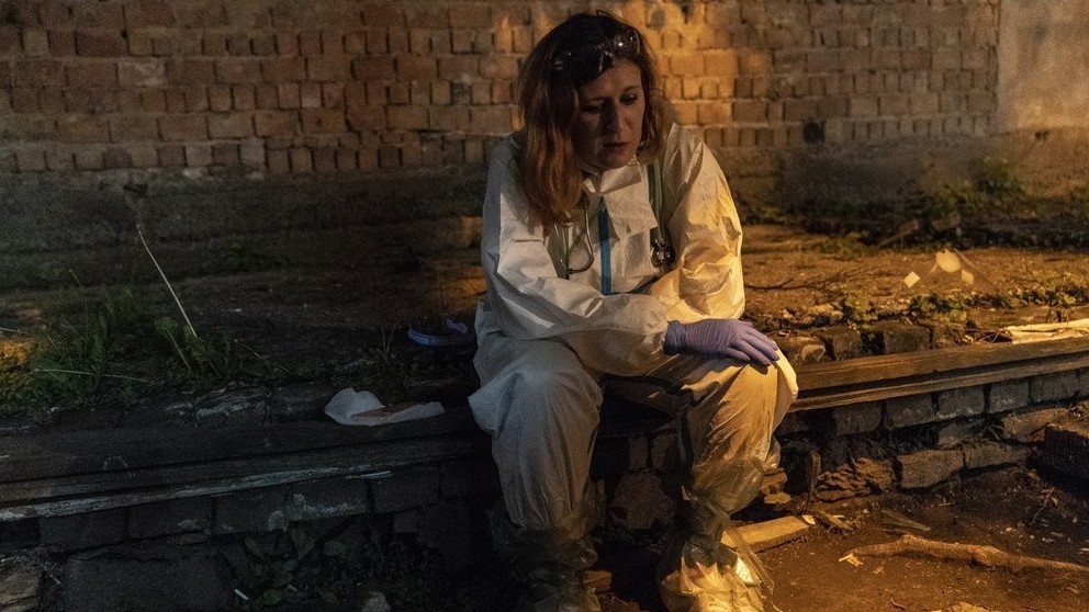 Доктор во время небольшого перерыва. Украина