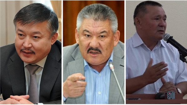 Ахматбек Келдибеков, Азимбек Бекназаров и Кенешбек Душебаев