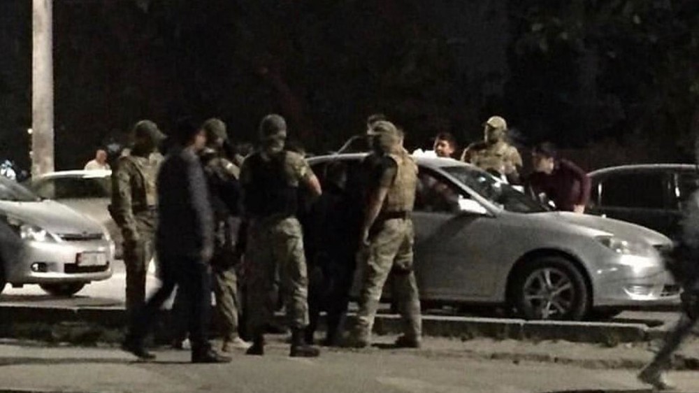 Задержание сотрудников Октябрьского РУВД
