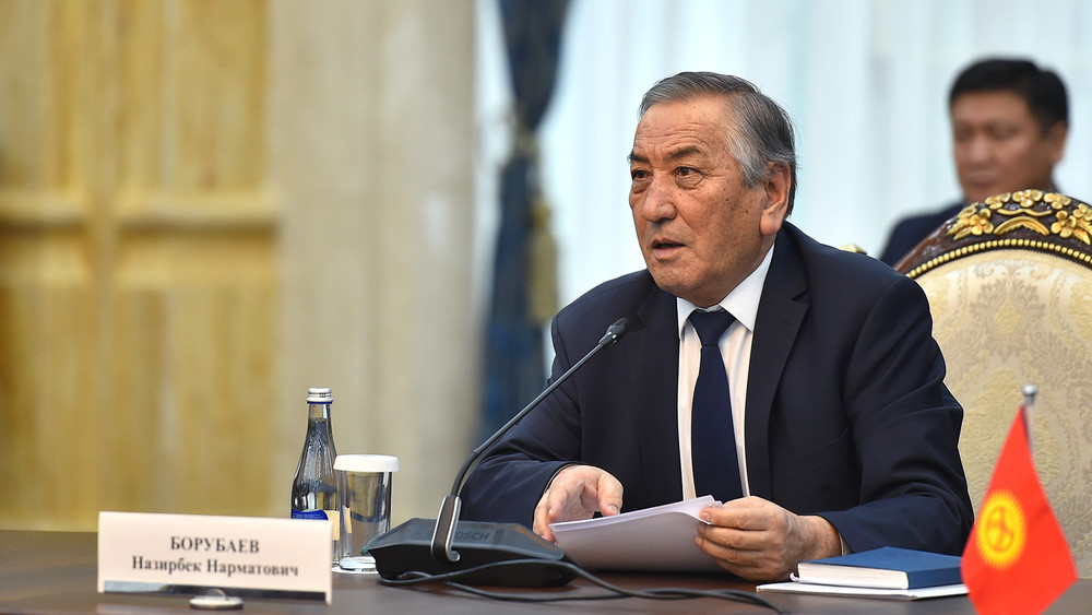 Специальный представитель правительства по приграничным вопросам КР Назирбек Борубаев