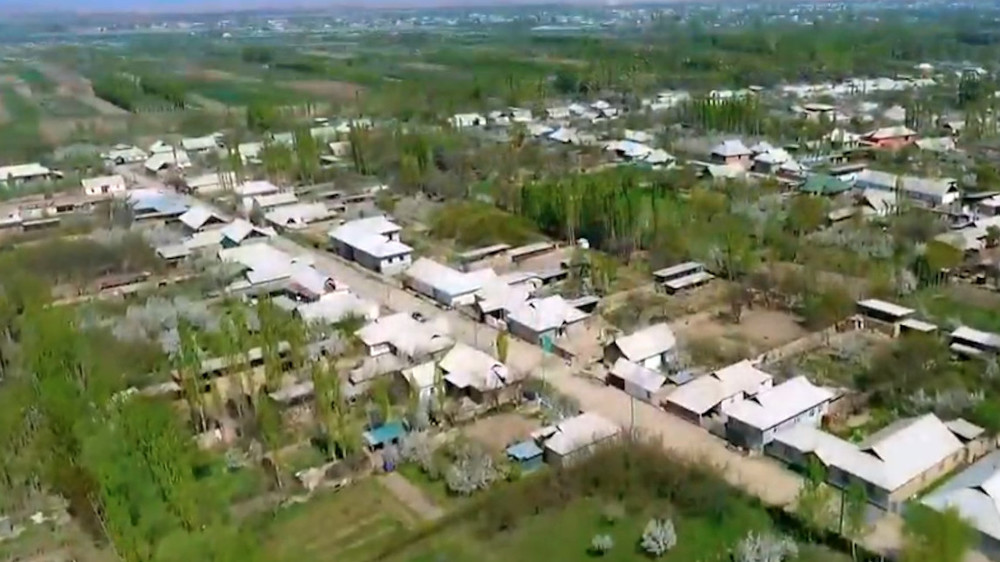 Село Марказ с высоты птичьего полета