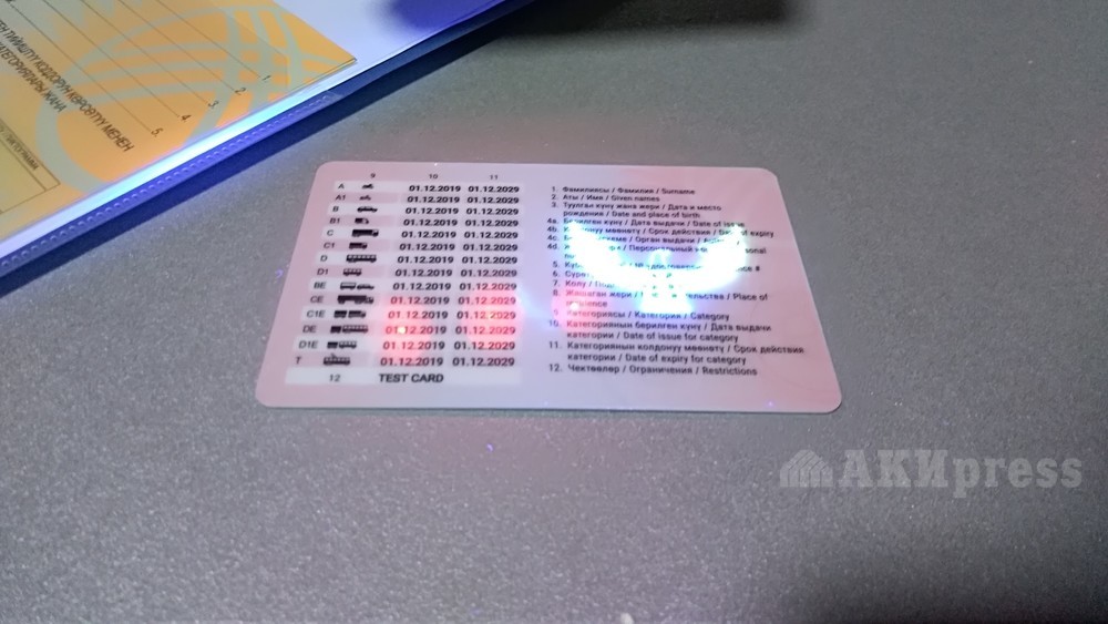 Новые водительские права