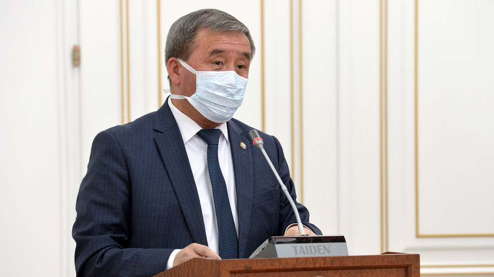 Министр сельского хозяйства и мелиорации Эркинбек Чодуев