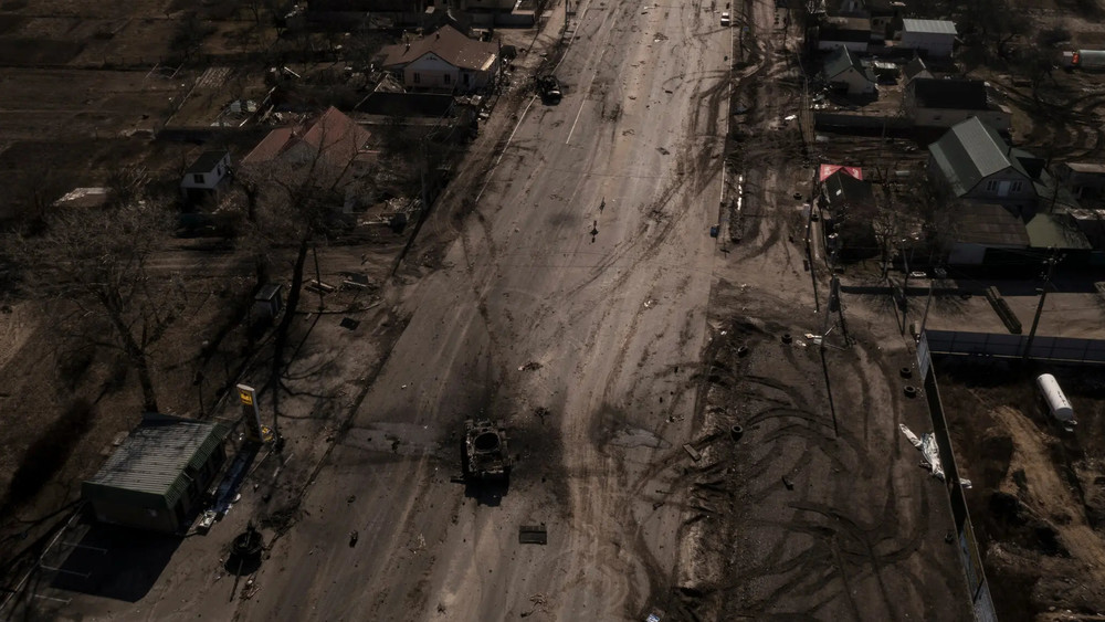 подбитые российские танки