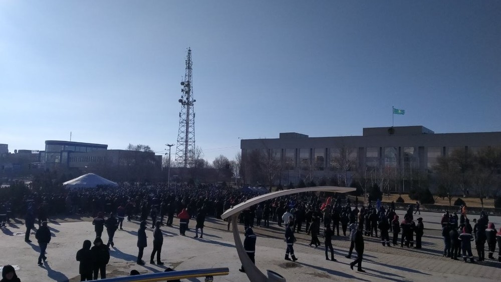 Фото по состоянию на 13 часов.