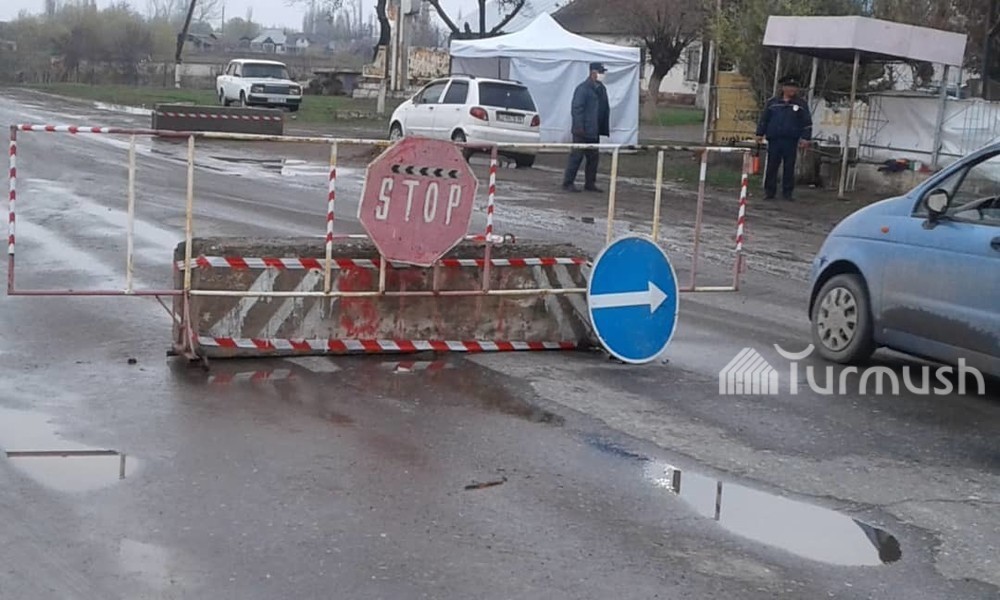 Блокпост в Базар-Коргоне