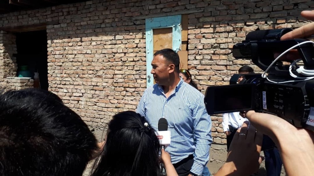 Дамир Мусакеев на участке в селе Новопавловка