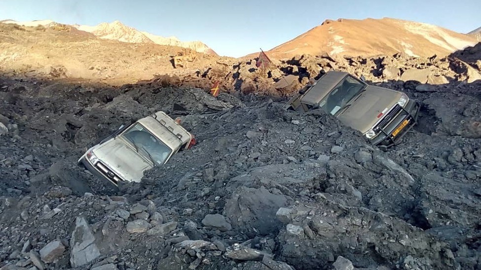 Поисково-спасательные работы на месторождении «Кумтор». 2 декабря 2019 года