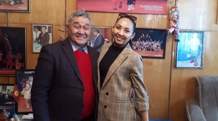 Аида Акматова и Кадырбек Таджиев