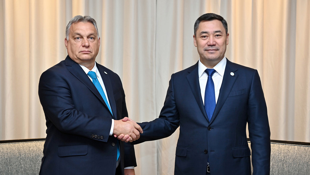 Премьер-министр Венгрии Виктор Орбан и президент Садыр Жапаров