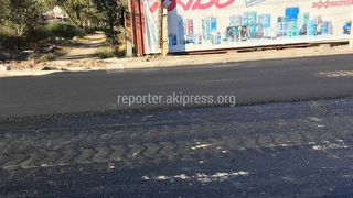 Дорожные работы на улице Баялинова еще не завершены, - мэрия Бишкека