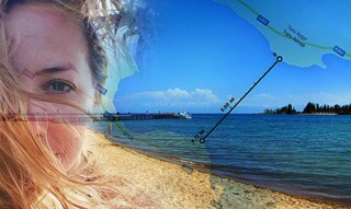 Волонтер Корпуса мира Сара Д'Aнтони переплыла озеро Иссык-Куль <i>(видео)</i>