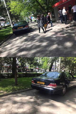 Парковка на тротуаре