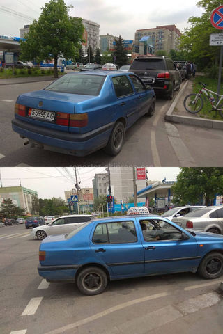 Парковка на перекрестке