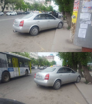 Парковка на остановке