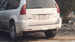 Lexus GX 470 припаркован на зебре на Тыныстанова. Фото горожанина Lexus GX 470 припаркован на зебре на Тыныстанова. Фото горожанина
