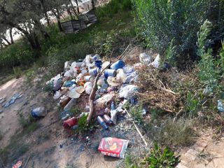 В Чолпон-Ате рядом с санаторием образовалась стихийная свалка (фото)