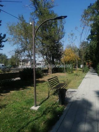 Мэрия: МТУ было поручено найти средства для восстановления освещения на улице Малдыбаева