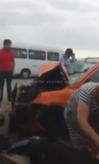 Читатель просит отозваться очевидцев ДТП, произошедшего возле таможни «Ак жол» <i>(видео)</i>