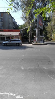 На перекрестке Тыныстанова-Московской стерлась «зебра» , - читатель <i>(фото)</i>