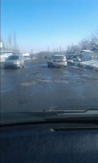 Ош - Араван унаа жолу кейиштүү абалда, - окурман <i>(фото)</i>