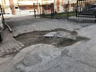 Заезд во двор дома на Токтогула-Тыныстанова восстановлен, - ПЭУ «Бишкекводоканал»