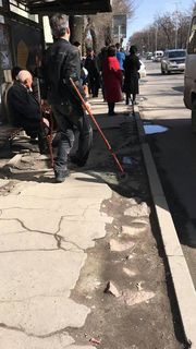 Остановка на Чуй - Тоголок Молдо в плачевном состоянии (фото)