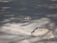 Водители жалуются на катастрофическое состояние дороги по ул. Чапаева, на капитальный ремонт которой у мэрии нет средств <b>(фото)</b>