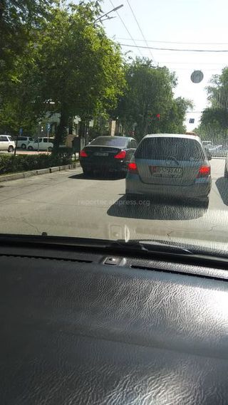 Выезд на встречную полосу на ул.Московской