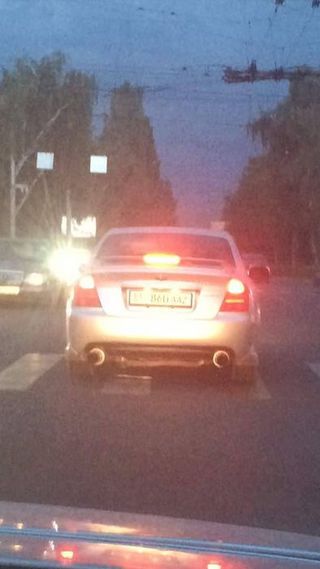 Выезд за стоп-линию на ул.Ахунбаева