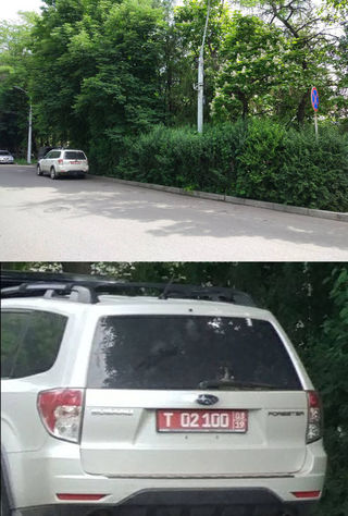 Парковка в зоне действия «Остановка запрещена»