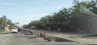 Читатель считает, что ремонтные работы на участке ул.Шабдан Баатыра затянулись (фото)