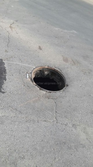 Открытый водопроводный колодец на Боконбаева-Раззакова был закрыт, - «Бишкекводоканал»