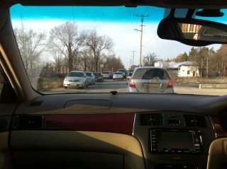 Из-за футбольных полей по ул.Душанбинской стало невозможно проехать, - читатель <b>(фото)</b>