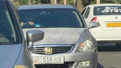 «Хонда Инспайр» выехала на встречку, за ней числятся штрафы на 38,5 тыс. сомов