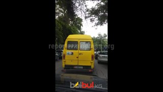 Читатель интересуется, законно ли водитель маршрутки №216 использует стробоскопы (фото)