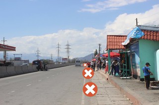 Мэрия Балыкчы во избежание пробок и создания неудобств участникам дорожного движения просит отдыхающих производить покупку на новом рынке <i>(фото)</i>