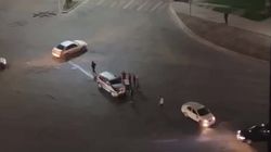 На Чуй-Алматинке произошло ДТП. Видео с места аварии