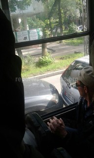 Из-за ДТП на пересечении улиц Московской-Раззакова образовалась небольшая пробка <i>(фото)</i>