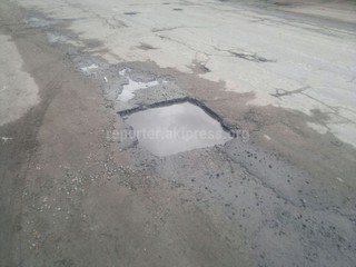 Ремонт на отрезке ул.Боталиева сделан некачественно, - читатель (фото)