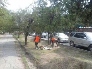 «Тазалык» ликвидировало мусор на перекрестке Жибек Жолу — Логвиненко