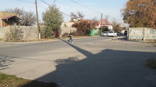 Бишкекчанин просит нанести «зебру» на перекрестке Абая-Скрябина (фото)