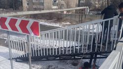 В Бишкеке на Масалиева - Малдыбаева деревянную лестницу заменили на металлическую, - мэрия