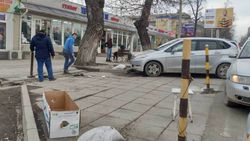 Парковочные барьеры на Чуй-гоголя установлены незаконно, владелец цветочного магазина добровольно открыл доступ к парковке