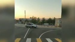 В Караколе водитель на «Субару» дрифтует на кольцевой. Видео очевидцев