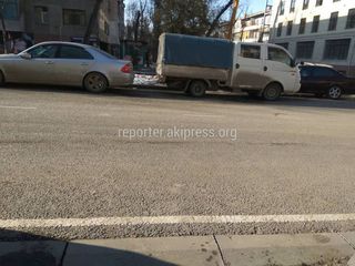 На участке ул.Уметалиева дорожную разметку нанесут после ремонта ул.Сыдыкова