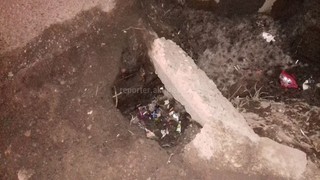 Яма на пешеходном переходе Манаса-Боконбаева создает опасность для пешеходов, - читатель (фото)