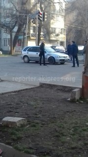 На пересечении улиц Исанова-Фрунзе произошло ДТП (фото)