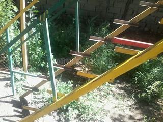 На детской площадке в жилмассиве Колмо растет конопля, - житель <i>(фото)</i>