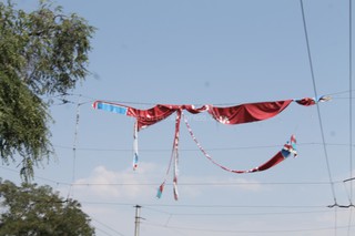 На проспекте Чуй до сих пор висит разорванный баннер о Всемирных играх кочевников <i>(фото)</i>